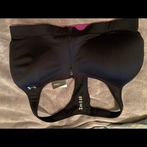under armor sports bra with a front zip